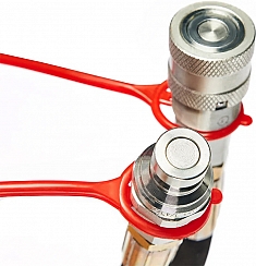 Муфты гидравлических шлангов гидравлических стыковых сварочных аппаратов для пнд труб Gas Fusion Red-400