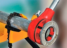 Применение клуппа трубного ручного резьбонарезного Hongli HL-12R 1/2"-2" NPT HSS