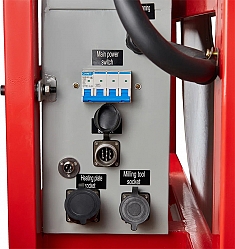 Разъемы электрощита гидравлического стыкового сварочного аппарата для пнд труб Gas Fusion Red-1200