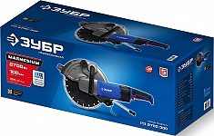 Упаковка электрического резчика по бетону Зубр Профессионал РЭ-2700-300
