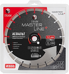 Упаковка круга алмазного сегментного Diam Master Line+ 1A1RSS Асфальт 300 мм